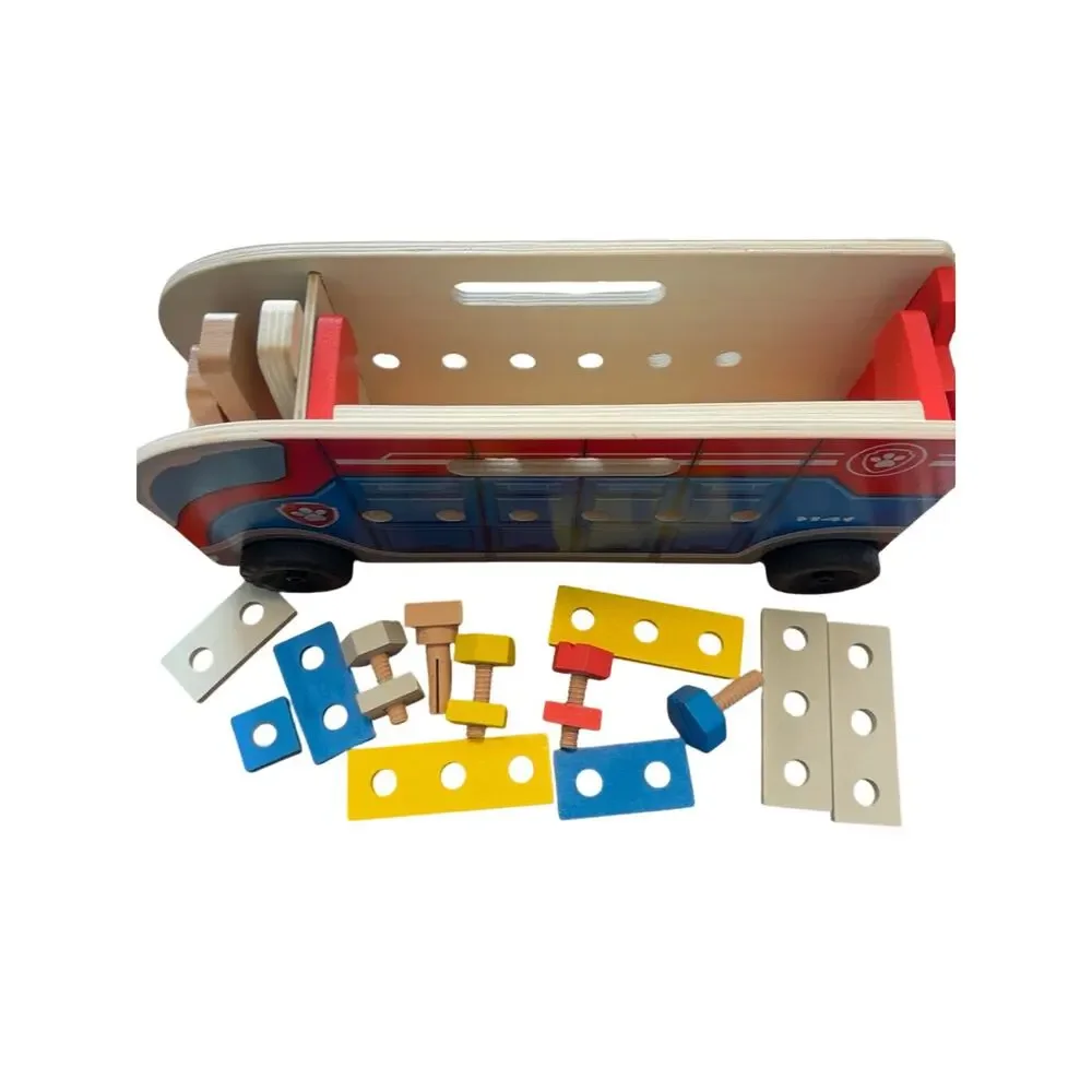 Melissa & Doug PAW Patrol Pup Pack Rescue Truck Wooden Play Set